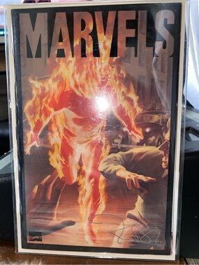 signed, first-printing copy of Marvels #1 (January 1994), published by Marvel Co